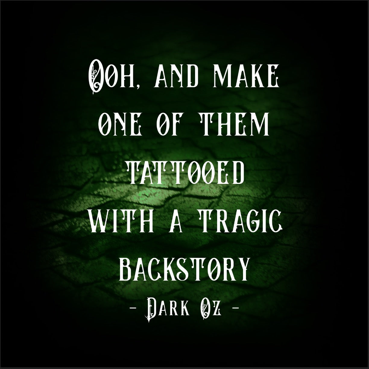 Dark Oz - Morally Grey Men